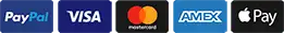 Payments accepted: Paypal, Visa. Mastercard, Amex, Applepay
