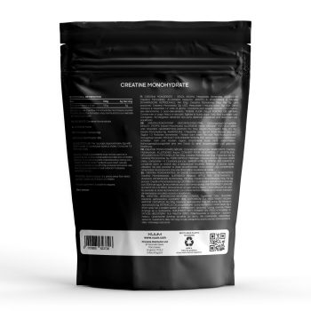 Xuum Creatine Powder 1kg Back Of Pouch
