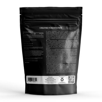 Xuum Creatine Powder 250g Back Of Pouch